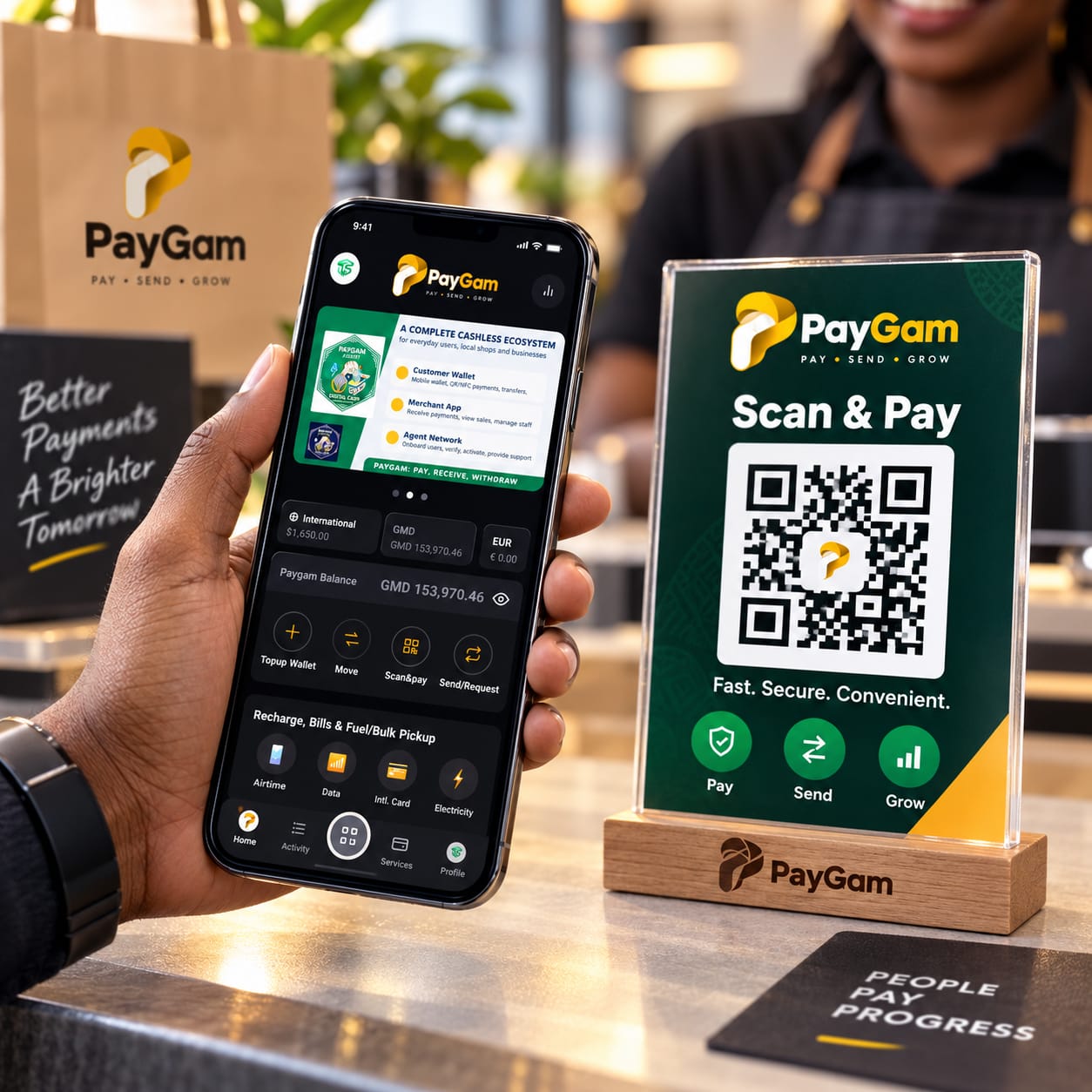 Scanning a QR code
